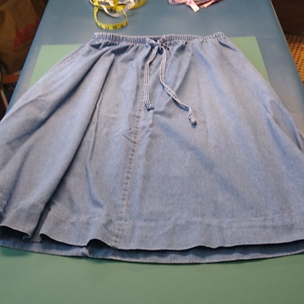Cabin Creek Cotton 1X full Skirt Cottagecore Countrycore